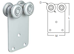 Carrucole quattro cuscinetti. Diametro Ø mm 24 - telonando.it