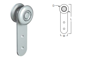 Carrucole 2 cuscinetti - telonando.it